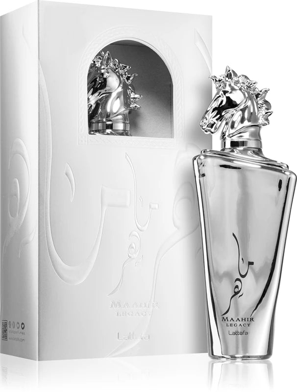 Lattafa Maahir Legacy ( Silver )  EDP 100 ml